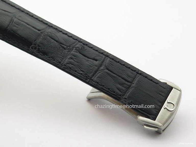 0322 Minimalist Speedmaster Apollo XVII Gray Dial On Black Leather Strap Manual Winding Chrono Movement 8222